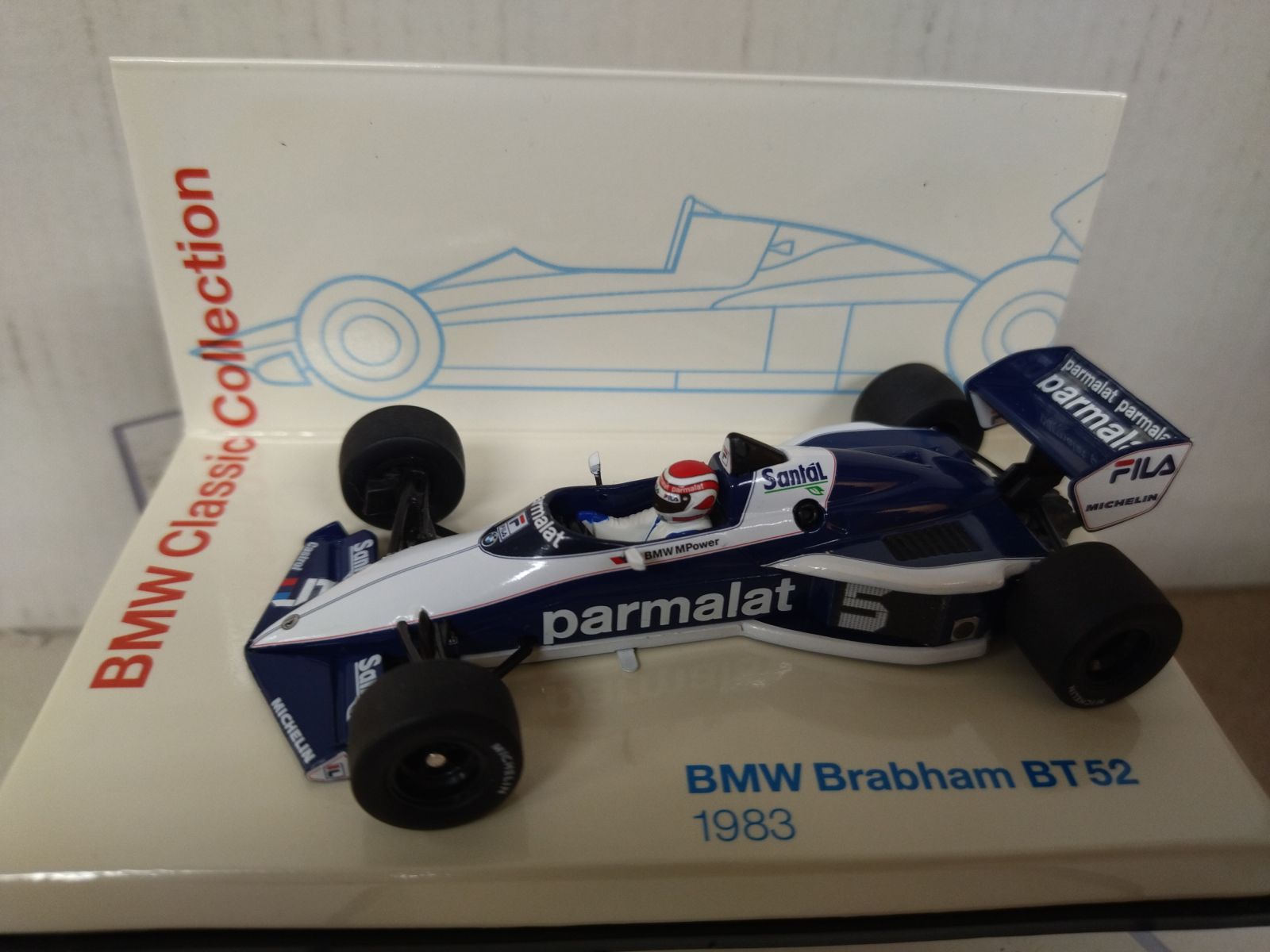 BRABHAM BT52 FORMULA F1 1983 BMW CLASSIC 1:43 MINICHAMPS DEALER