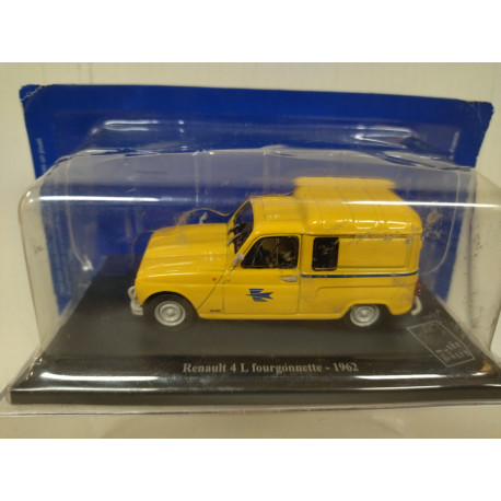 RENAULT 4L 1962 FOURGONNETTE LA POSTE 1:43 HACHETTE NOREV