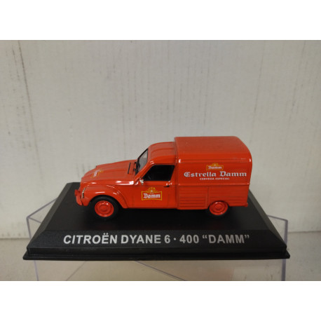 CITROEN DYANE 6 400 ACADIANE ESTRELLA DAMM FURGONETAS ANTAÑO 1:43 ALTAYA IXO
