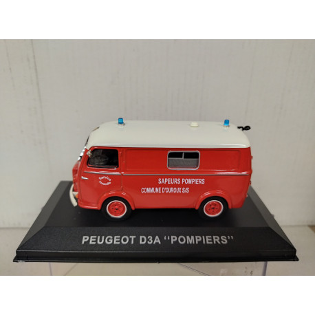 PEUGEOT D3A POMPIERS COMMUNE D´OUROX S/S CAMIONNETTES D´ANTAN 1:43 ALTAYA IXO