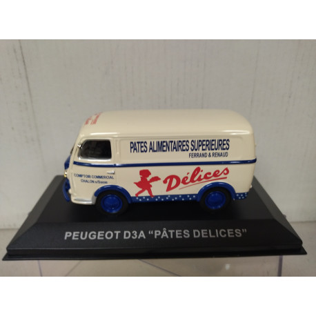 PEUGEOT D3A PATES DELICES CAMIONNETTES D´ANTAN 1:43 ALTAYA IXO