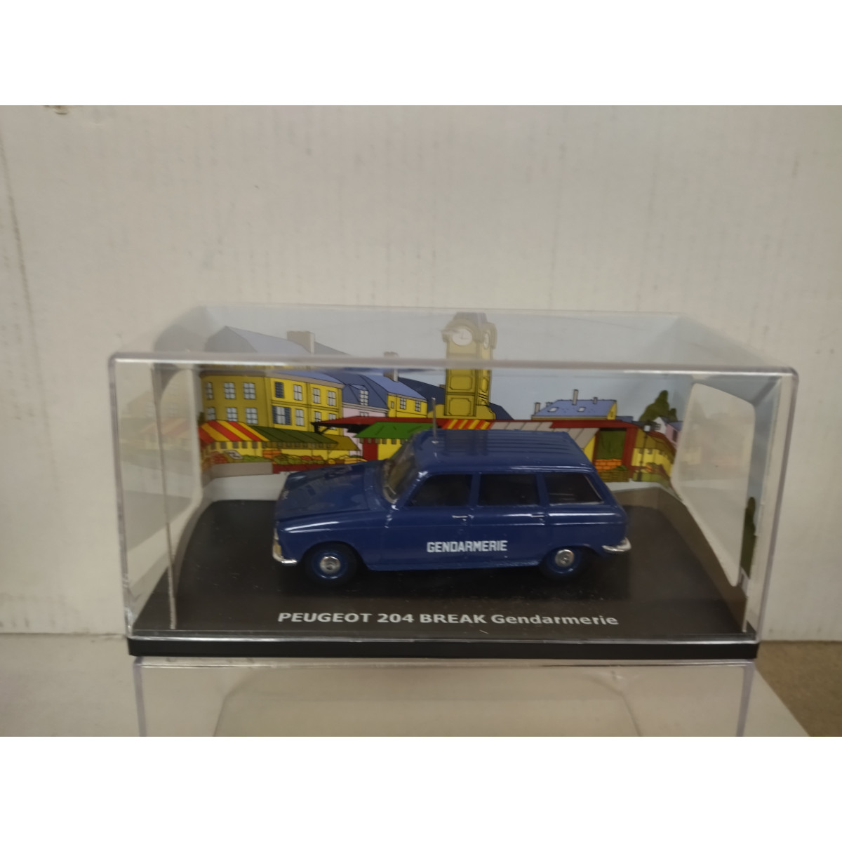 RARE ++ JOUSTRA 30 Cm Peugeot 404 Break Gendarmerie - Porte De Coffre