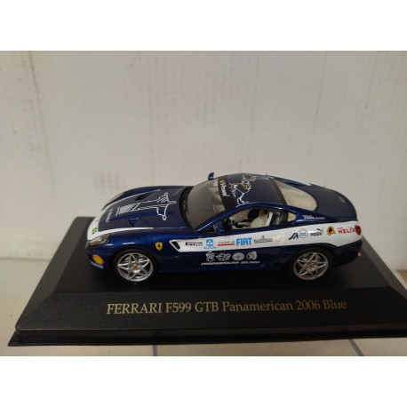 FERRARI F599 2006 GTB PANAMERICAN BLUE 1:43 IXO FER074