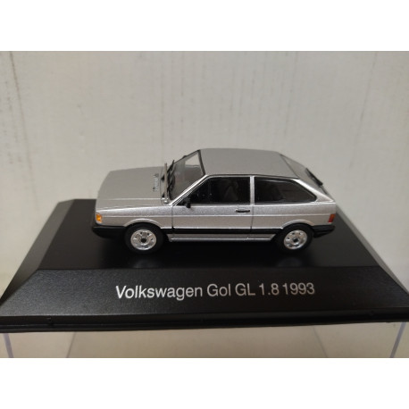 VOLKSWAGEN GOL 1993 1.8 GL SILVER ARGENTINA 1:43 SALVAT IXO HARD BOX