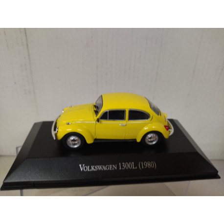 VOLKSWAGEN 1300L 1980 BEETLE/KAFER/COX YELLOW ARGENTINA 1:43