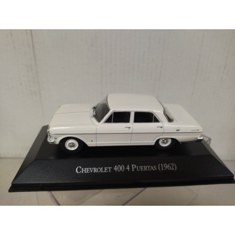 CHEVROLET 400 1962 4 PUERTAS WHITE ARGENTINA 1:43 SALVAT IXO HARD BOX