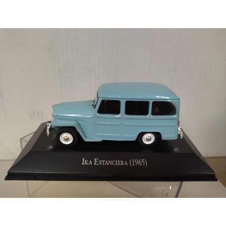 IKA ESTANCIERA 1965 AZUL (JEEP WILLYS) ARGENTINA 1:43 SALVAT IXO HARD BOX
