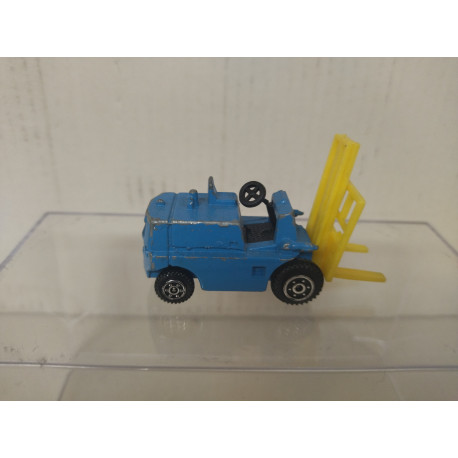 FORK LIFT/CARRETILLA ELEVADORA BLUE apx 1:64 YATMING VINTAGE NO BOX