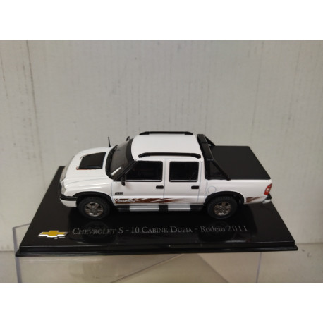 CHEVROLET S-10 2011 CABINE DUPLA RODEIO CHV 49 BRAZIL 1:43 SALVAT IXO