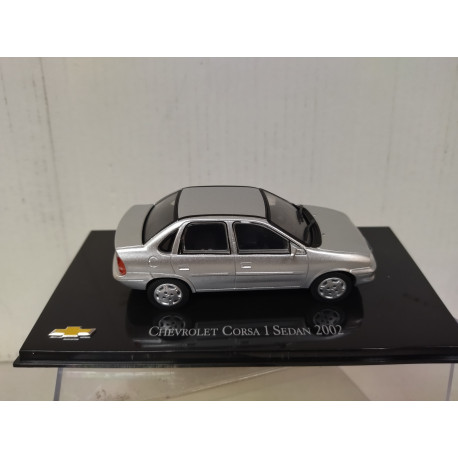 CHEVROLET CORSA 2002 1 SEDAN CHV 60 BRASIL 1:43 DeAGOSTINI IXO