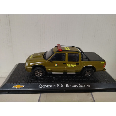 CHEVROLET S-10 BRIGADA MILITAR GIFT BRAZIL 1.43 SALVAT IXO
