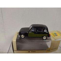 RENAULT 4 PARISIENNE GREEN/BLACK RENAULT TOYS apx 1:64 NOREV 3 INCHES (7,5cm)