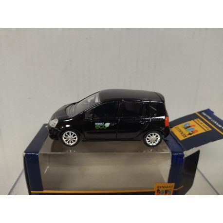 RENAULT MODUS BLACK ECO RENAULT TOYS apx 1:64 NOREV 3 INCHES (7,5cm)