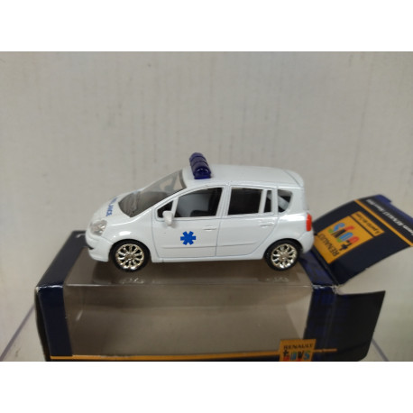 RENAULT MODUS AMBULANCE RENAULT TOYS apx 1:64 NOREV 3 INCHES (7,5cm)