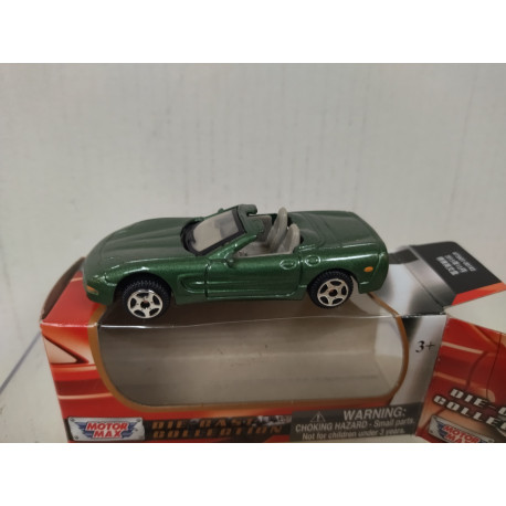 CHEVROLET CORVETTE C4 1998 CONVERTIBLE GREEN 1:64 MOTOR MAX