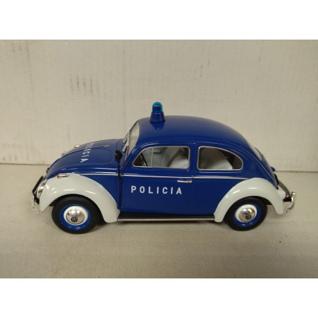 VOLKSWAGEN BEETLE/CAROCHA 1979 POLICIA PORTUGAL COLLECTION GIFT 1:24 SALVAT IXO