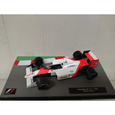 MCLAREN MP4-4 1988 WINNER FORMULA F1 AYRTON SENNA 1:43 SALVAT IXO