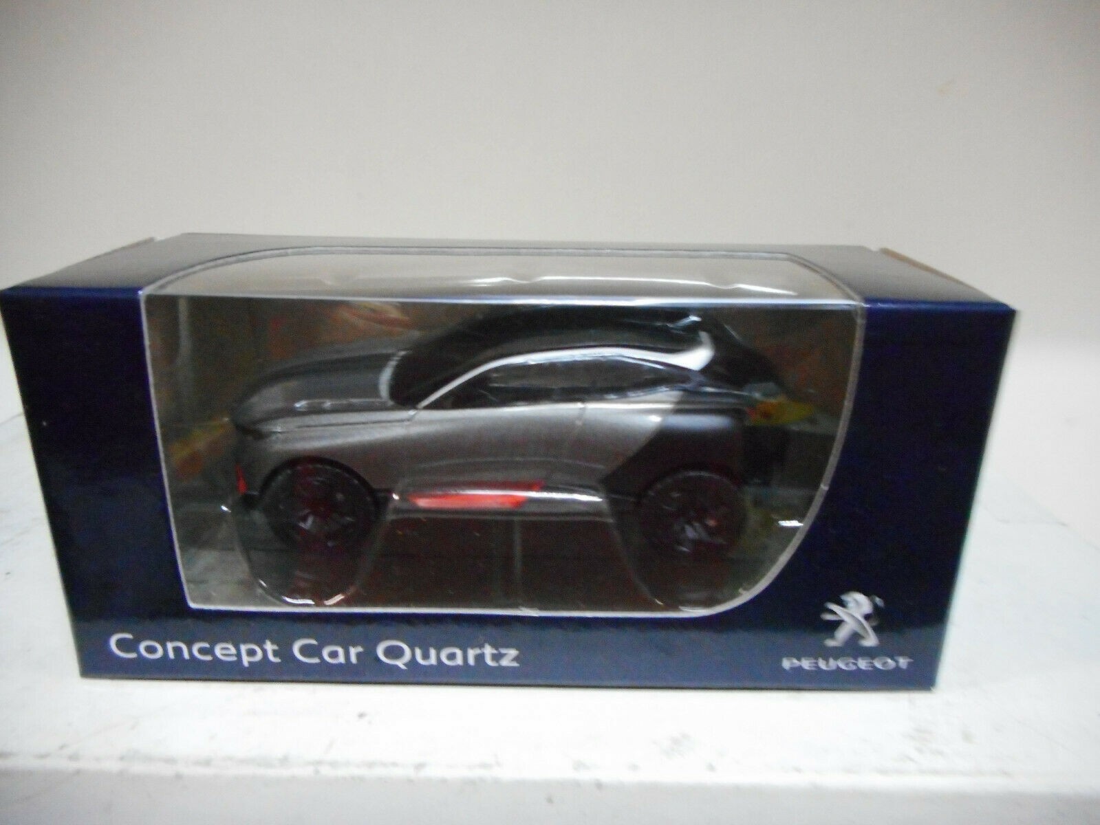PEUGEOT CONCEPT CAR QUARTZ 2014 SALON PARIS BLEU GRIS NOREV 3 INCHES - Foto 12 di 12