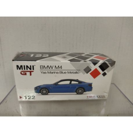 BMW F82 M4 YAS MARINA BLUE METALLIC LHD 1:64 MINI GT
