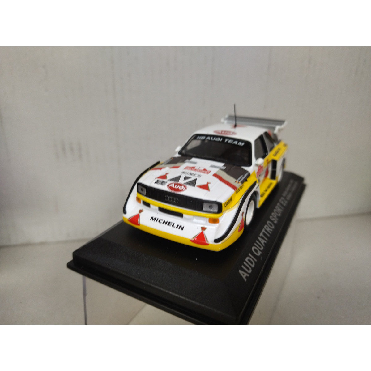 Altaya 1:24 Audi Quattro S1 Rallye Sanremo 1985 W. Röhrl (Neuf avec