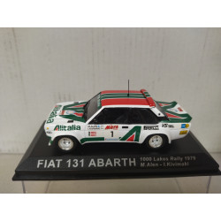 FIAT 131 ABARTH 1979 WIN RALLY 1000 LAKES M.ALEN 1:43 ALTAYA IXO HARD BOX