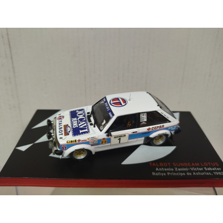 TALBOT SUNBEAM LOTUS 1987 RALLY PRINCIPE ASTURIAS A.ZANINI 1:43 ALTAYA IXO
