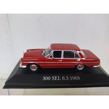 MERCEDES-BENZ W108 300 SEL 6.3 1968 DARK RED 1:43 ALTAYA IXO