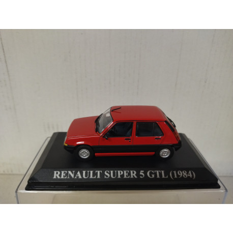 RENAULT SUPER 5 GTL 1984 ROJO NUESTROS QUERIDOS COCHES 1:43 ALTAYA IXO