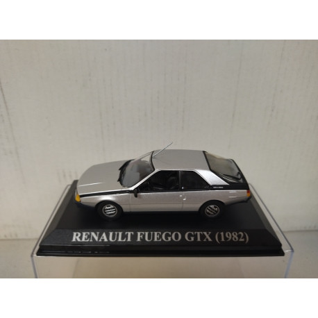 RENAULT FUEGO GTX 1982 SILVER NUESTROS QUERIDOS COCHES 1:43 ALTAYA IXO