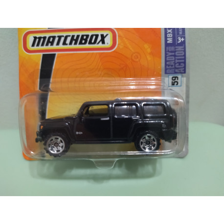 HUMMER H3 BLACK MBX 59 1:64 MATCHBOX
