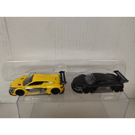 RENAULT RS.01 INTERCEPTOR (PACK X 2) BLACK YELLOW apx 1:64 NOREV 3 INCHES (7,5cm)