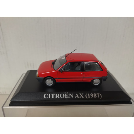 CITROEN AX 1987 ROJO NUESTROS QUERIDOS COCHES 1:43 ALTAYA IXO