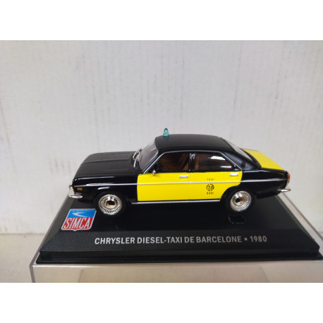 CHRYSLER 180 1980 DIESEL TAXI BARCELONA LES BELLES SIMCA 1:43 ALTAYA IXO