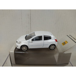 RENAULT CLIO 2005 WHITE RENAULT TOYS apx 1:64 NOREV 3 INCHES (7,5cm)