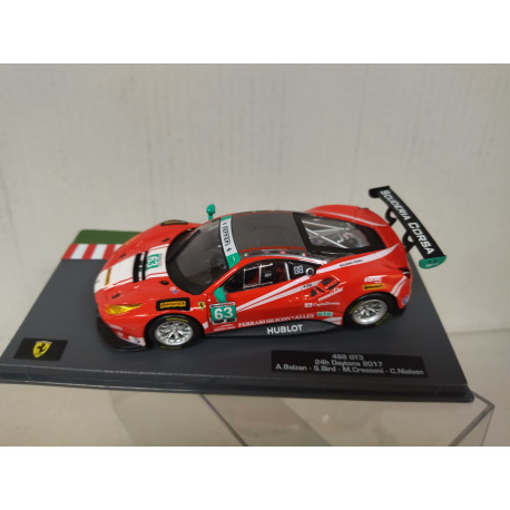 FERRARI 488 GTE 2017 24 H LE MANS n63 SCUDERIA CORSA 1:43 FERRARI RACING IXO