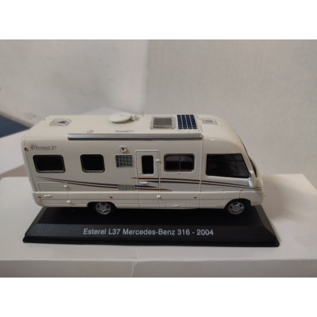 MERCEDES-BENZ 316 ESTEREL L37 2004 CAMPER/AUTOCARAVANA 1:43 HACHETTE IXO NO BOX