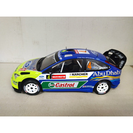 FORD FOCUS WRC 2007 RALLY WALLES GB HIRVONEN 1:18 ALTAYA IXO