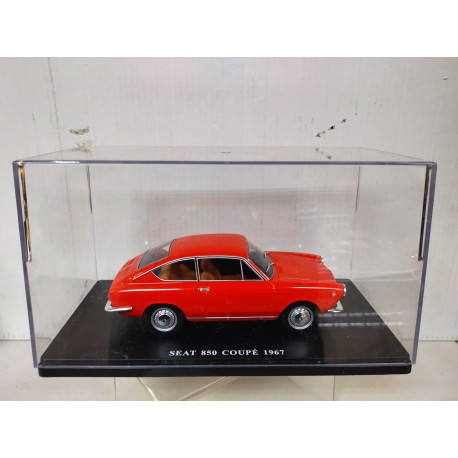 SEAT 850 COUPE 1967 ROJO 1:24 SALVAT IXO