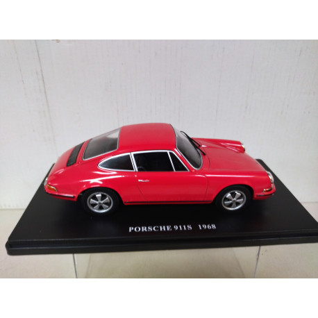 PORSCHE 911S 1968 ROJO 1:24 SALVAT IXO
