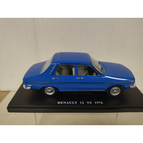 RENAULT 12 1976 TS BLUE 1:24 SALVAT IXO