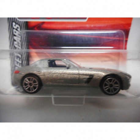 MERCEDES-BENZ SLS GREY/SILVER WHITE MAJORETTE 1:64