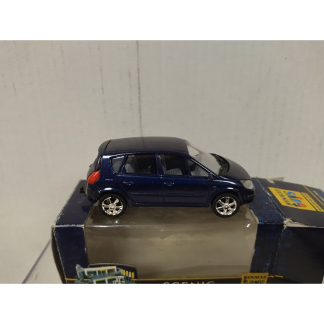 RENAULT SCENIC 2003 BLUE RENAULT TOYS apx 1:64 UNIVERSAL HOBBIES 3 INCHES (7,5cm)