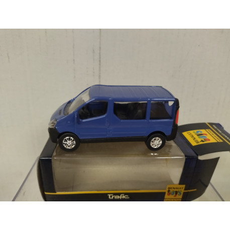 RENAULT TRAFIC KOMBI BLUE RENAULT TOYS apx 1:64 NOREV 3 INCHES (7,5cm)