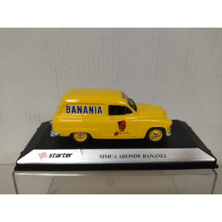 Simca Aronde Montlhéry 1962 Ivoire et Rouge 1/87