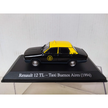 RENAULT 12 TL TAXI BUENOS AIRES 1994 ARGENTINA SERVICIOS 1:43 SALVAT IXO