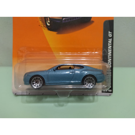 BENTLEY CONTINENTAL GT BLUE 1:64 MATCHBOX