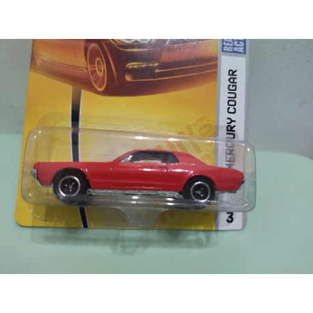 MERCURY COUGAR 1968 RED 1:64 MATCHBOX