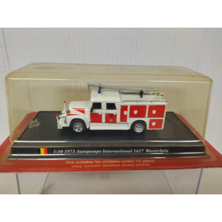 INTERNATIONAL 1627 1973 WASTERLAIN BELGIQUE FIRE/POMPIERS/BOMBEROS 1:50 DelPRADO