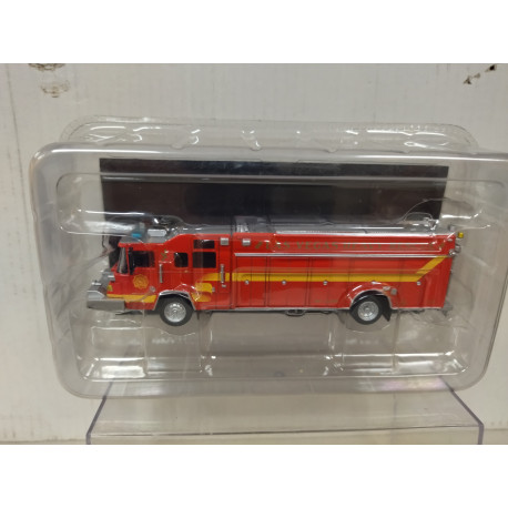 PIERCE 2002 HEAVY RESCUE USA FIRE/POMPIERS/BOMBEROS 1:80 DelPRADO