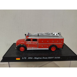 MAGIRUS-DEUTZ RKW7 S6500 1954 GERMANY FIRE/POMPIERS/BOMBEROS 1:72 DelPRADO